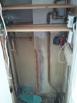 Conventional System with Cylinder and Boiler Exchanged for a Combi Boiler